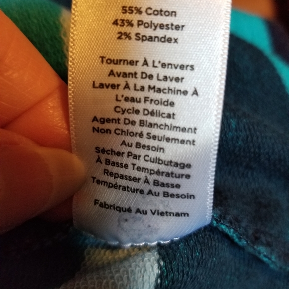 T by Talbots Long Sleeve Multicolored Striped Shirt Sz P - Picture 8 of 9